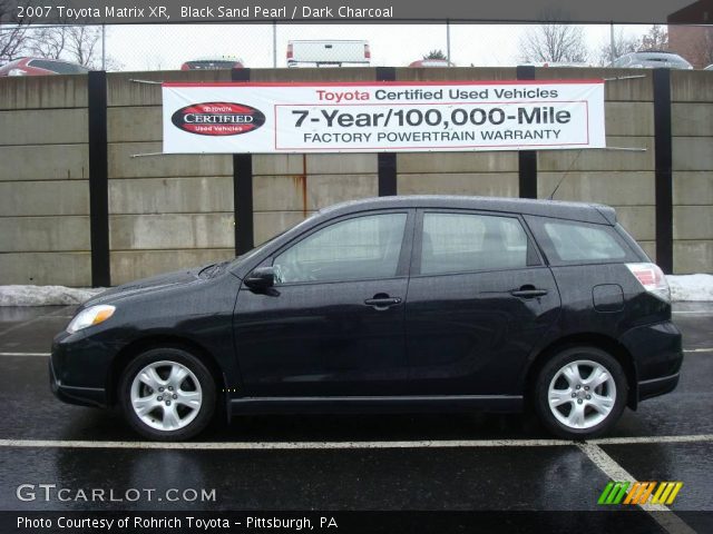 2007 Toyota Matrix XR in Black Sand Pearl