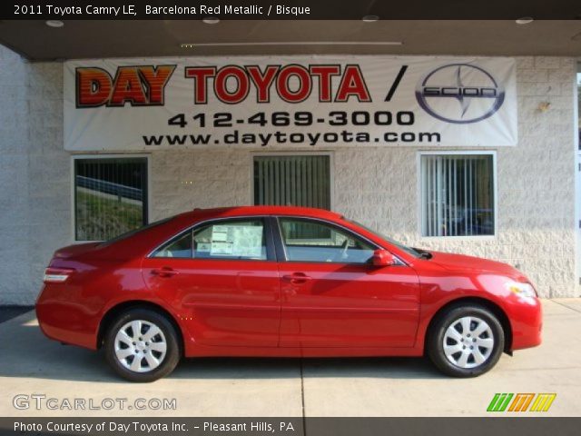 2011 Toyota Camry LE in Barcelona Red Metallic