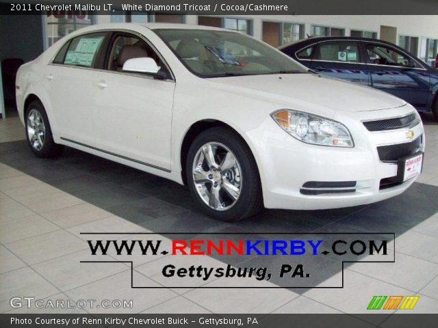 2011 Chevrolet Malibu LT in White Diamond Tricoat