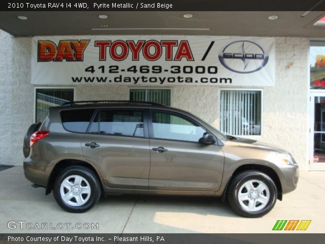 2010 Toyota RAV4 I4 4WD in Pyrite Metallic