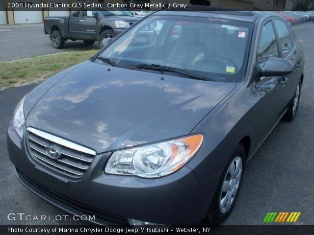 2008 Hyundai Elantra GLS Sedan in Carbon Gray Metallic