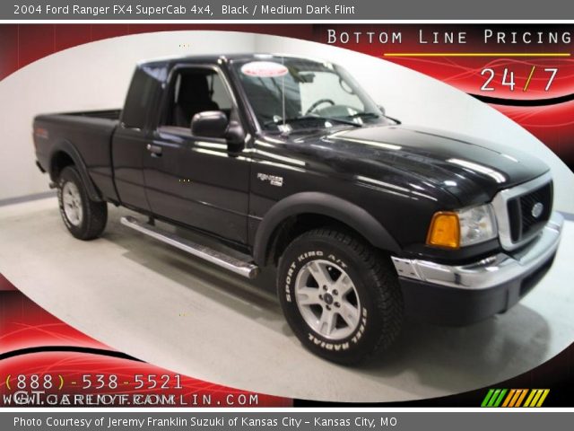 2004 Ford Ranger FX4 SuperCab 4x4 in Black