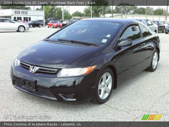 2008 Honda Civic EX Coupe in Nighthawk Black Pearl