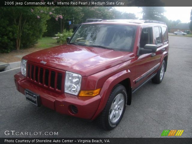 2006 Jeep Commander 4x4 in Inferno Red Pearl
