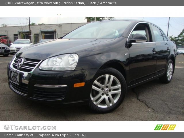 2007 Volkswagen Jetta Wolfsburg Edition Sedan in Black