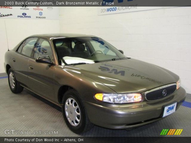 2003 Buick Century Custom in Dark Bronzemist Metallic