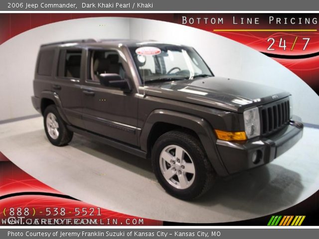 2006 Jeep Commander  in Dark Khaki Pearl