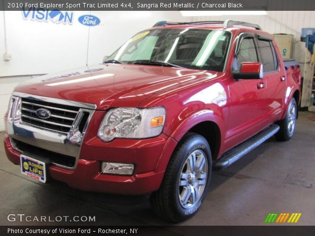 2010 Ford Explorer Sport Trac Limited 4x4 in Sangria Red Metallic