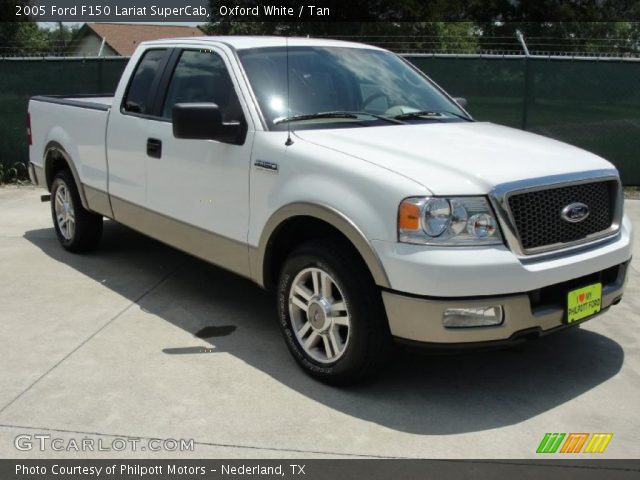 2005 Ford F150 Lariat SuperCab in Oxford White