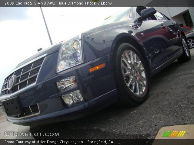 2009 Cadillac STS 4 V8 AWD in Blue Diamond Tricoat