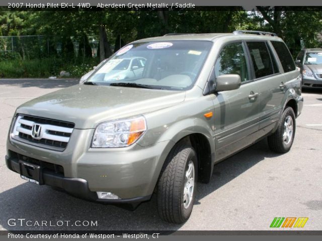 2007 Honda Pilot EX-L 4WD in Aberdeen Green Metallic