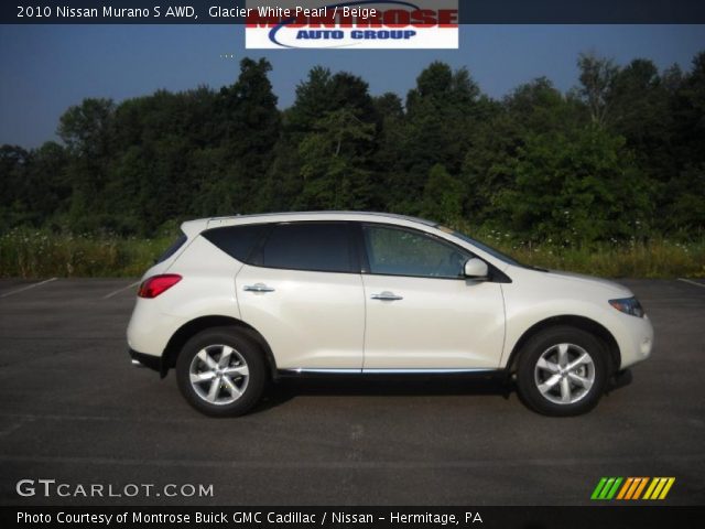 2010 Nissan murano glacier pearl