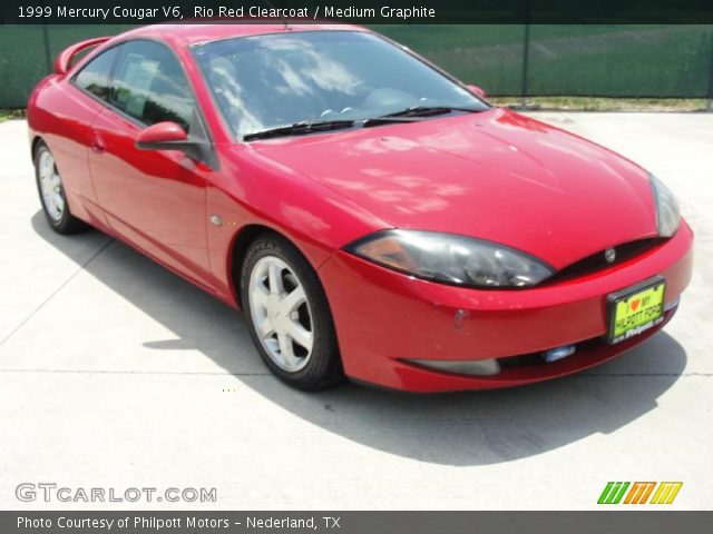 1999 Mercury Cougar V6 in Rio Red Clearcoat