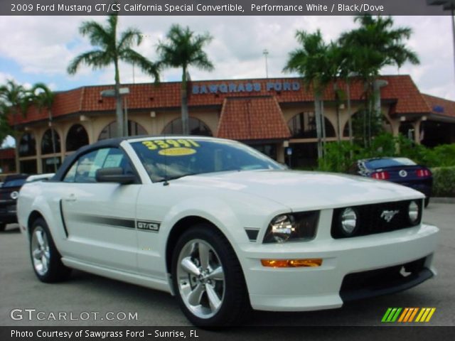 2009 Ford Mustang GT/CS California Special Convertible in Performance White