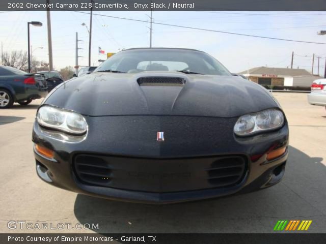 2002 Chevrolet Camaro Z28 Convertible in Onyx Black