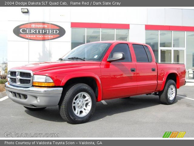 2004 Dodge Dakota SLT Quad Cab in Flame Red