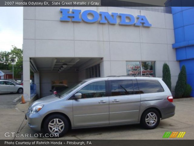 2007 Honda Odyssey EX in Slate Green Metallic