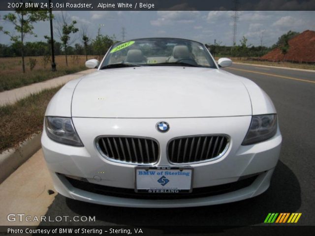 2007 BMW Z4 3.0si Roadster in Alpine White