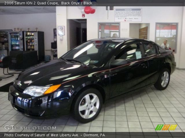 2006 Saturn ION 2 Quad Coupe in Black Onyx