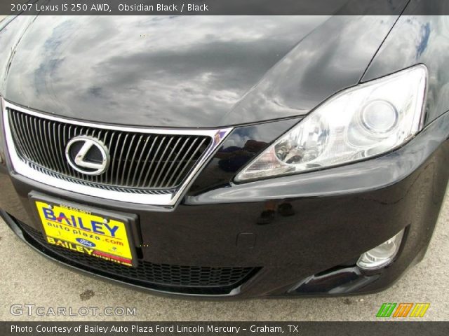 2007 Lexus IS 250 AWD in Obsidian Black