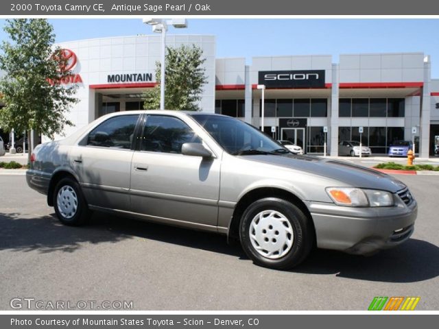 2000 Toyota Camry CE in Antique Sage Pearl