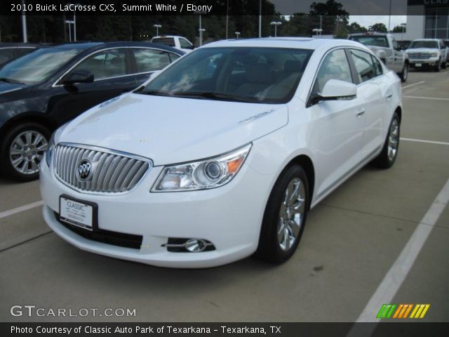 2010 Buick LaCrosse CXS in Summit White