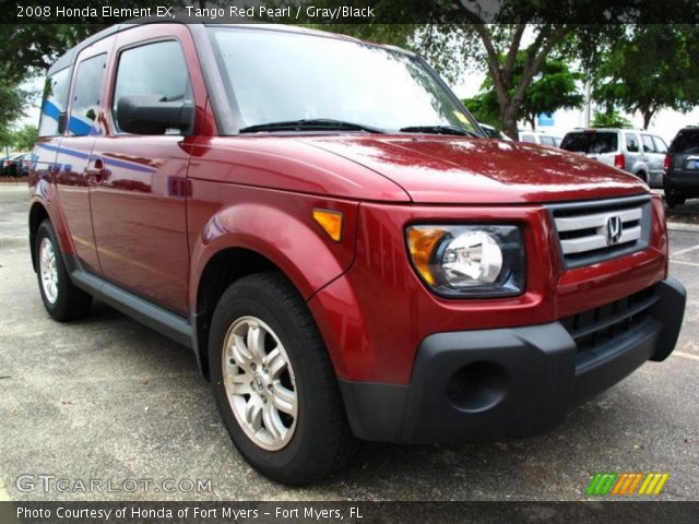 2008 Honda Element EX in Tango Red Pearl