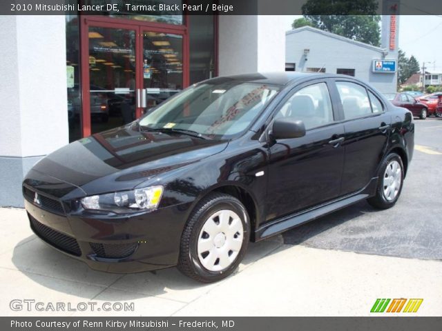 2010 Mitsubishi Lancer DE in Tarmac Black Pearl