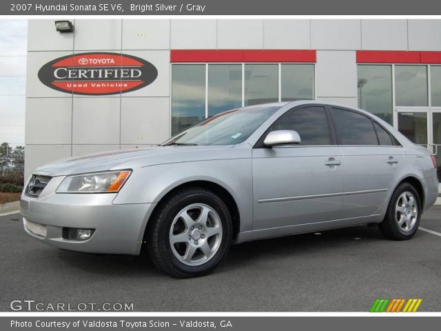 2007 Hyundai Sonata SE V6 in Bright Silver