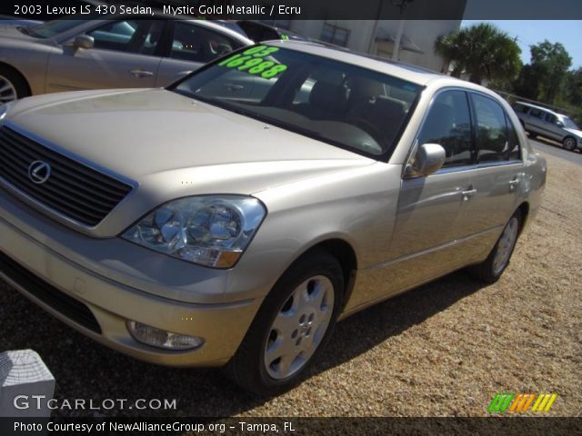 2003 Lexus LS 430 Sedan in Mystic Gold Metallic