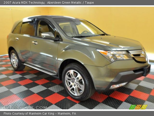 2007 Acura MDX Technology in Aberdeen Green Metallic