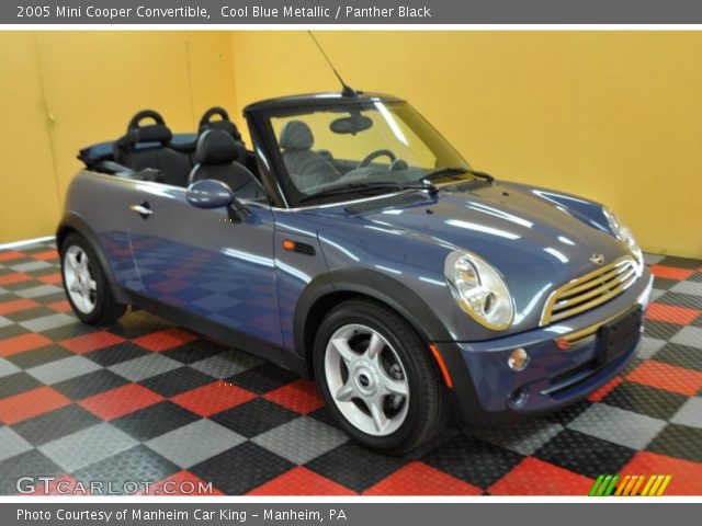 2005 Mini Cooper Convertible in Cool Blue Metallic