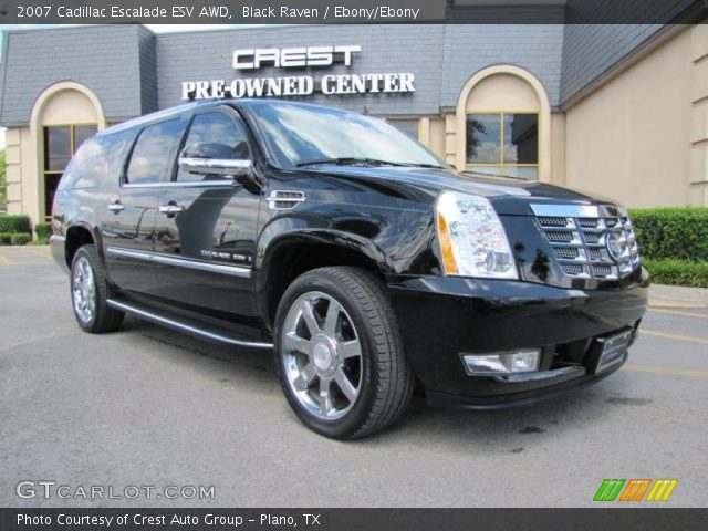2007 Cadillac Escalade ESV AWD in Black Raven