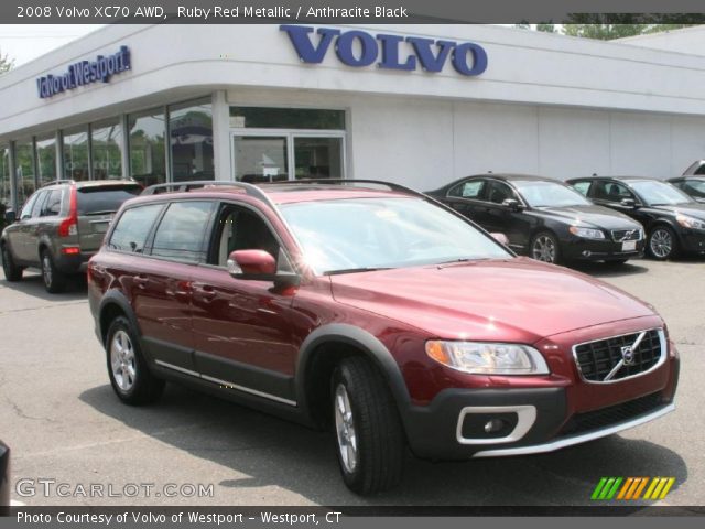 2008 Volvo XC70 AWD in Ruby Red Metallic