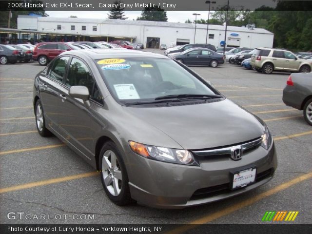 2008 Honda Civic EX-L Sedan in Galaxy Gray Metallic
