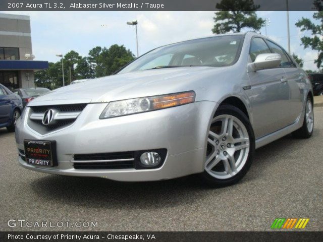 2007 Acura TL 3.2 in Alabaster Silver Metallic