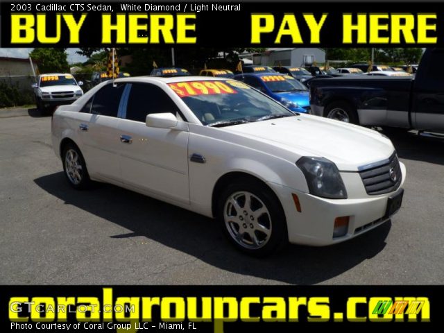 2003 Cadillac CTS Sedan in White Diamond