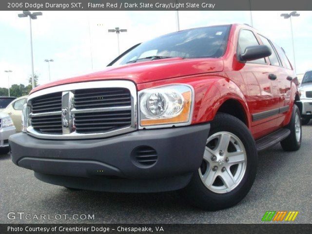 2006 Dodge Durango SXT in Flame Red