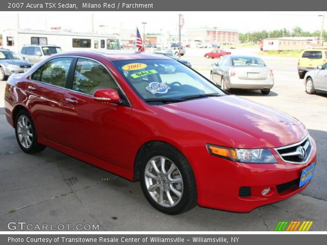 2007 Acura TSX Sedan in Milano Red
