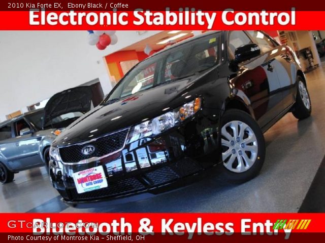 2010 Kia Forte EX in Ebony Black