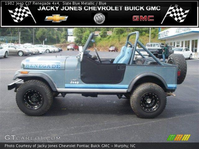 1982 Jeep CJ7 Renegade 4x4 in Slate Blue Metallic