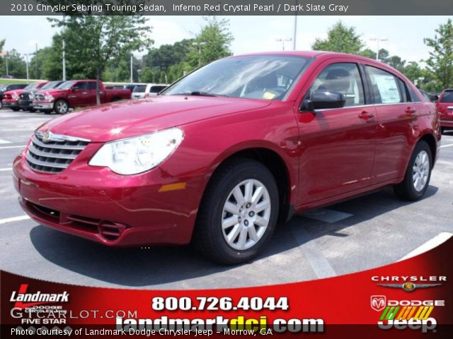 2010 Chrysler Sebring Touring Sedan in Inferno Red Crystal Pearl
