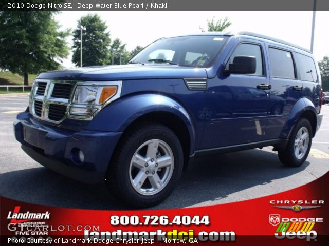 2010 Dodge Nitro SE in Deep Water Blue Pearl