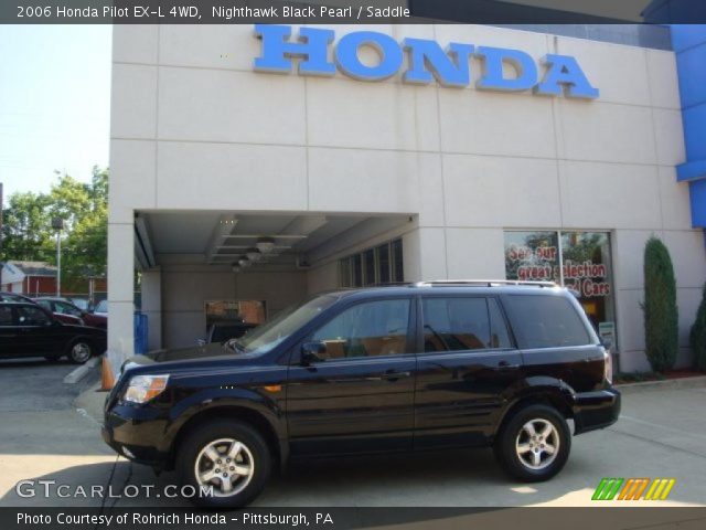 2006 Honda Pilot EX-L 4WD in Nighthawk Black Pearl