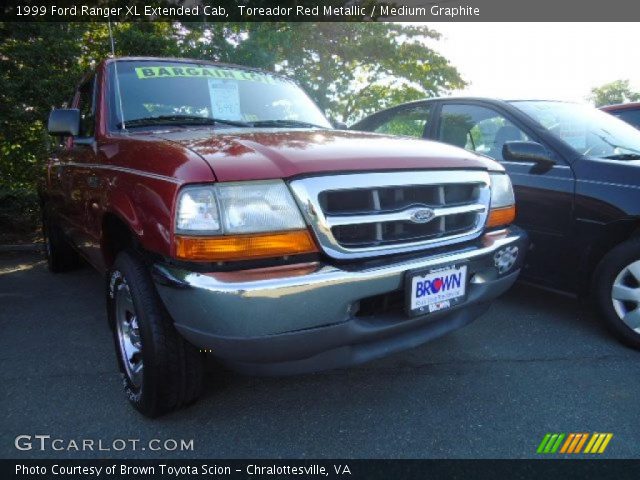 1999 Ford Ranger XL Extended Cab in Toreador Red Metallic