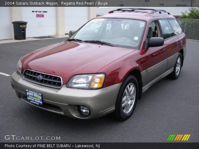 2004 Subaru Outback Wagon in Regatta Red Pearl