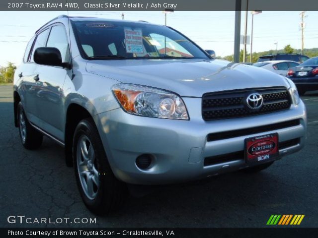 2007 Toyota RAV4 4WD in Classic Silver Metallic