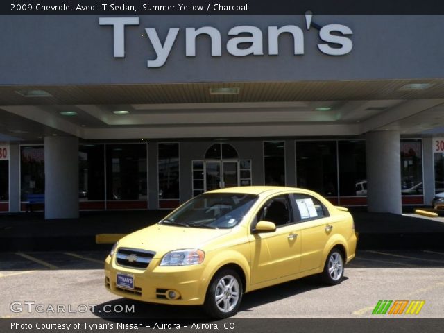 2009 Chevrolet Aveo LT Sedan in Summer Yellow