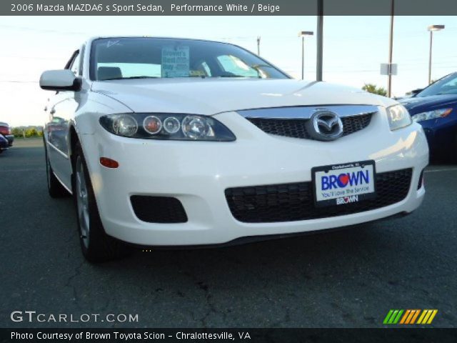 2006 Mazda MAZDA6 s Sport Sedan in Performance White