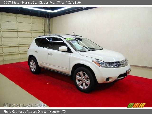 2007 Nissan Murano SL in Glacier Pearl White